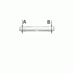 Пластиковий з'єднувач трубок d5.8 GM Ford Chrysler 560625 22508051 383003 389138 4104998