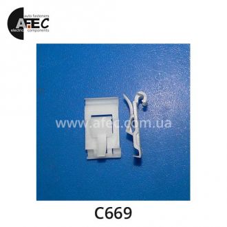 Кліпса молдингу дверного ременя Ford Кліпса молдингу дверного ременя Ford