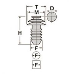 Кліпса обшивки GM 22646099