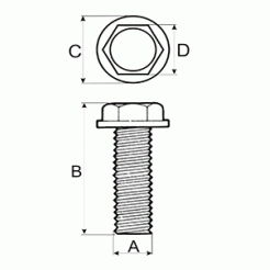 Болт M6 Toyota 9010506137