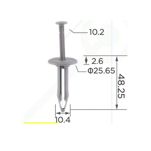 Клипса GM Truck Chevrolet Chrysler 15959832 Клипса GM Truck Chevrolet Chrysler 15959832