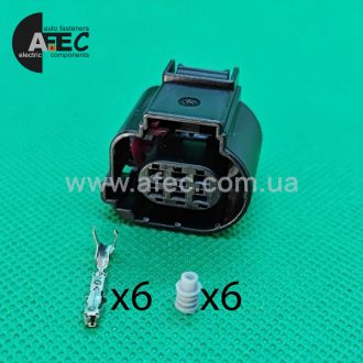 Роз'єм 6к 4H0973713D Роз'єм 6к 4H0973713D