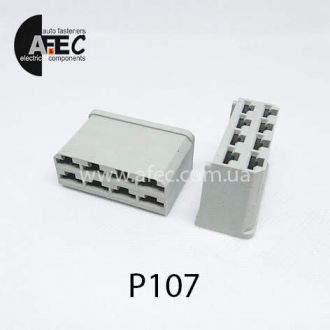 Автомобильный разъём гнездовой 8-и контактный аналог TE 163007-0 серии 6,3мм Автомобильный разъём гнездовой 8-и контактный аналог TE 163007-0 серии 6,3мм