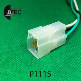 Автомобильный разъём штыревой 3-Х контактный Т-образный аналог TE 1809080 серии 6,3мм с проводом Автомобильный разъём штыревой 3-Х контактный Т-образный аналог TE 1809080 серии 6,3мм с проводом