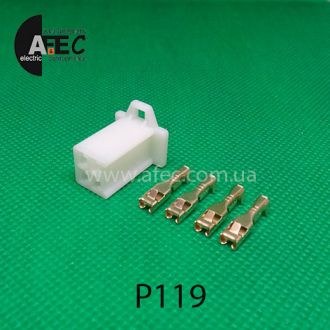 Мото разъём гнездовой 4-х контактный серии 2,8мм Мото разъём гнездовой 4-х контактный серии 2,8мм