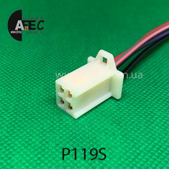 Мото роз'єм гніздовий 4-х контактний серії 2,8мм з проводом Мото роз'єм гніздовий 4-х контактний серії 2,8мм з проводом