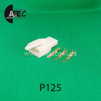 Мото роз'єм штирьовий 3-х контактний серії 2,8мм Мото роз'єм штирьовий 3-х контактний серії 2,8мм