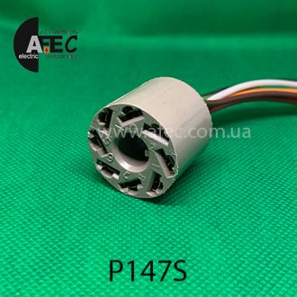 Автомобильный разъем гнездовой 8-ми контактный для кнопки аварийки ВАЗ с проводом Автомобильный разъем гнездовой 8-ми контактный для кнопки аварийки ВАЗ с проводом