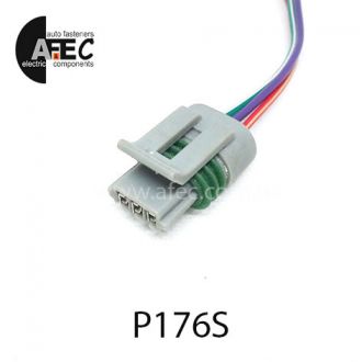 Автомобильный разъём герметичный гнездовой 3-х контактный аналог Delphi 12162182 12162185 серии 1,5мм для датчика распредвала и датчика фазы ВАЗ с проводом Автомобильный разъём герметичный гнездовой 3-х контактный аналог Delphi 12162182 12162185 серии 1,5мм для датчика распредвала и датчика фазы ВАЗ с проводом