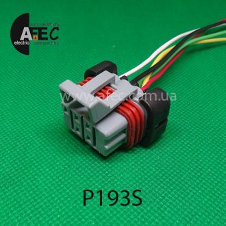 Автомобильный разъём герметичный гнездовой 5-ти контактный аналог Delphi 12052600 серии 1.5мм для жгута форсунок ВАЗ с проводом Автомобильный разъём герметичный гнездовой 5-ти контактный аналог Delphi 12052600 серии 1.5мм для жгута форсунок ВАЗ с проводом