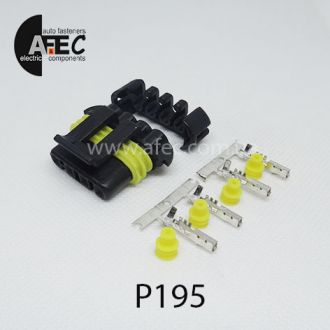 Автомобильный разъём герметичный гнездовой 4-х контактный аналог Delphi 12186568  серии 1.5мм Автомобильный разъём герметичный гнездовой 4-х контактный аналог Delphi 12186568  серии 1.5мм