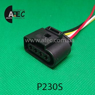 Авто разъём гнездовой 4-х контактный серии 3,5мм VAG 1J0 973 724 с проводом Авто разъём гнездовой 4-х контактный серии 3,5мм VAG 1J0 973 724 с проводом