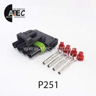 Автомобильный разъём герметичный гнездовой 4-х контактный аналог Delphi 12020832 WEATHER-PACK серии 2,5мм Автомобильный разъём герметичный гнездовой 4-х контактный аналог Delphi 12020832 WEATHER-PACK серии 2,5мм