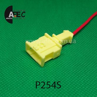 Автомобільний роз'єм штирьовий 1-но контактний аналог VAG 191972711 TE серії 2,8мм з проводом Автомобільний роз'єм штирьовий 1-но контактний аналог VAG 191972711 TE серії 2,8мм з проводом