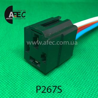 Разъем реле 70А 4-х контактный с проводом Разъем реле 70А 4-х контактный с проводом