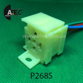 Разъем реле таврия 5-ти контактный с проводом Разъем реле таврия 5-ти контактный с проводом