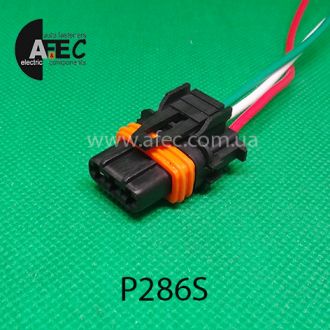 Автомобильный разъём герметичный гнездовой 3-х контактный аналог Bosch 1928404073 1928403110 серии 2,8мм для датчика абсолютного давления катушке и модулю зажигания нового образца ВАЗ Автомобильный разъём герметичный гнездовой 3-х контактный аналог Bosch 1928404073 1928403110 серии 2,8мм для датчика абсолютного давления катушке и модулю зажигания нового образца ВАЗ