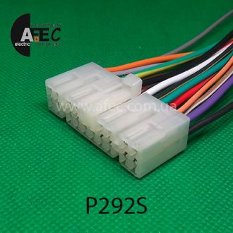 Автомобильный разъём гнездовой 18-ти контактный аналог KET MG610062 серии 2,3мм с проводом Автомобильный разъём гнездовой 18-ти контактный аналог KET MG610062 серии 2,3мм с проводом