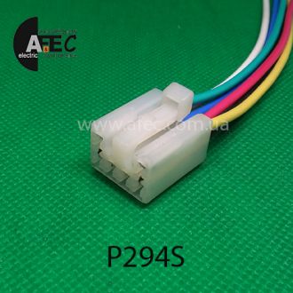 Автомобильный разъём  гнездовой 6-ти контактный аналог KET MG651044 YAZAKI 7123-1360 серии 2,3мм для кнопки стеклоподъемника Lanos Aveo с проводом Автомобильный разъём  гнездовой 6-ти контактный аналог KET MG651044 YAZAKI 7123-1360 серии 2,3мм для кнопки стеклоподъемника Lanos Aveo с проводом