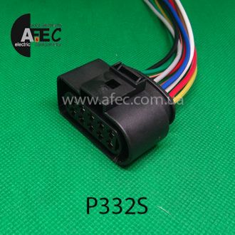 Авто разъём герметичный гнездовой 10-ти контактный серии 3,5мм аналог VW 1J0 973 735 10 для блок-фары ВАЗ 2170 с проводом Авто разъём герметичный гнездовой 10-ти контактный серии 3,5мм аналог VW 1J0 973 735 10 для блок-фары ВАЗ 2170 с проводом