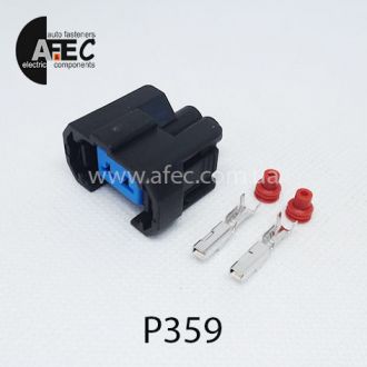 Автомобільний роз'єм герметичний гніздовий 2-х контактний аналог SUMITOMO 6189-0553 серії 2,2мм