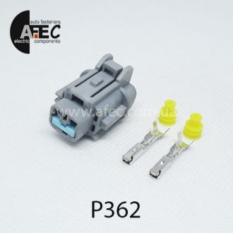 Автомобильный разъём герметичный гнездовой 2-х контактный аналог   SUMITOMO 6185-0867 6918-1774 серии 2мм Автомобильный разъём герметичный гнездовой 2-х контактный аналог   SUMITOMO 6185-0867 6918-1774 серии 2мм