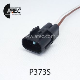 Автомобильный разъём герметичный штыревой 2-х контактный серии 2,8мм для вентилятора радиатора CHEVROLET LACETTI с проводом Автомобильный разъём герметичный штыревой 2-х контактный серии 2,8мм для вентилятора радиатора CHEVROLET LACETTI с проводом