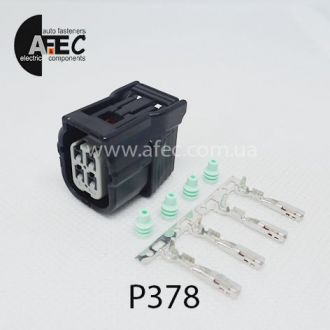 Автомобільний роз'єм герметичний гніздовий 4-х контактний аналог SUMITOMO 6189-7039 для датчика кисню Honda Akura Автомобільний роз'єм герметичний гніздовий 4-х контактний аналог SUMITOMO 6189-7039 для датчика кисню Honda Akura