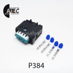 Авто разъем генздовой 4х контактный аналог АМР 1-967640-1 MICRO QUADLOK