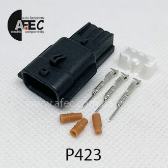 Автомобильный разъём герметичный штыревой 3-х контактный серии 0,6 мм аналог YAZAKI7282-8852-30 Автомобильный разъём герметичный штыревой 3-х контактный серии 0,6 мм аналог YAZAKI7282-8852-30