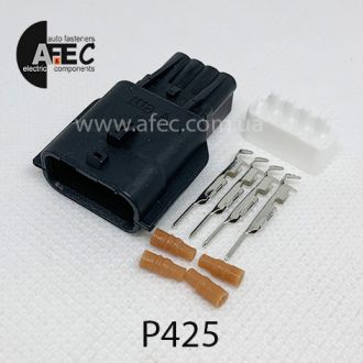 Автомобильный разъём герметичный штыревой 4-х контактный серии 0,6 мм аналог YAZAKI 7282-8853-30 Автомобильный разъём герметичный штыревой 4-х контактный серии 0,6 мм аналог YAZAKI 7282-8853-30