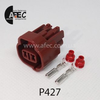 Автомобільний роз'єм герметичний гніздовий 2-х контактний серії 2,0 мм аналог SUMITOMO 6189-0033 Автомобільний роз'єм герметичний гніздовий 2-х контактний серії 2,0 мм аналог SUMITOMO 6189-0033