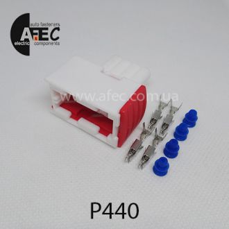 Автомобильный разъём герметичный гнездовой 4-х контактный серии 1,5 мм аналог AMP 144998-5 Автомобильный разъём герметичный гнездовой 4-х контактный серии 1,5 мм аналог AMP 144998-5