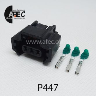 Разъем 3-х контактный гнездовой аналог YAZAKI 7223-6536-30 Разъем 3-х контактный гнездовой аналог YAZAKI 7223-6536-30