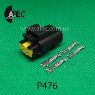 Авто роз'єм 4-x контактний гніздовий аналог FCI SICFHPE04BK Авто роз'єм 4-x контактний гніздовий аналог FCI SICFHPE04BK