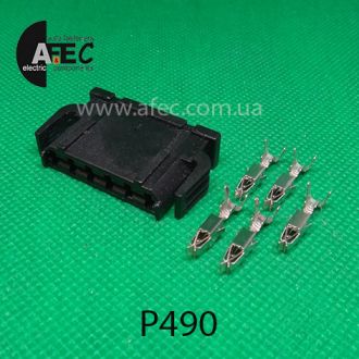 Авто разъем 6-ти контактный гнездовой аналог Volkswagen 893 971 636 Авто разъем 6-ти контактный гнездовой аналог Volkswagen 893 971 636