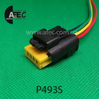 Авто разъем 4-х контактный аналог P221 со смещенными направляющими Авто разъем 4-х контактный аналог P221 со смещенными направляющими