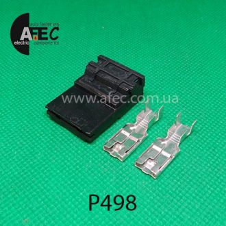 Автомобильный разъём гнездовой 2-х контактный замка зажигания Opel Vivaro Renault Trafic черный Автомобильный разъём гнездовой 2-х контактный замка зажигания Opel Vivaro Renault Trafic черный