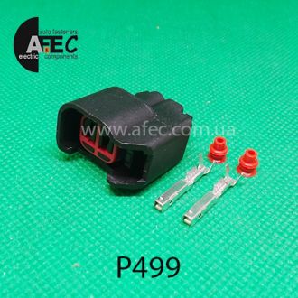 Автомобільний роз'єм гніздовий 2-х контактний аналог Mazda Ford 6U2Z-14S411-GA Автомобільний роз'єм гніздовий 2-х контактний аналог Mazda Ford 6U2Z-14S411-GA