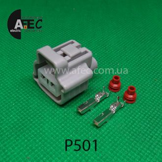 Автомобильный разъём гнездовой 2-х контактный аналог Sumitomo 6189-0175 Автомобильный разъём гнездовой 2-х контактный аналог Sumitomo 6189-0175