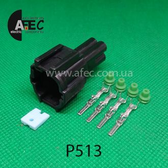 Автомобильный разъём штыревой 4-х контактный аналог KUM PB291-04027 Автомобильный разъём штыревой 4-х контактный аналог KUM PB291-04027