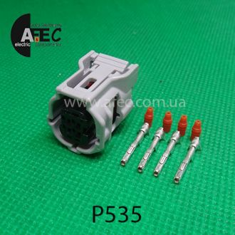 Автомобільний роз'єм гніздовий 4-х контактний аналог Sumitomo 6189-1231 Toyota 90980-12495 серії TS SEALED Автомобільний роз'єм гніздовий 4-х контактний аналог Sumitomo 6189-1231 Toyota 90980-12495 серії TS SEALED