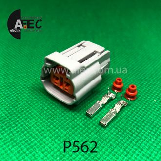 Авто разъём гнездовой 2-х контактный аналог SUMITOMO 6195-0003AC Авто разъём гнездовой 2-х контактный аналог SUMITOMO 6195-0003AC