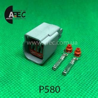 Разъем 2-х контактный гнездовой аналог GM 88988058 Разъем 2-х контактный гнездовой аналог GM 88988058