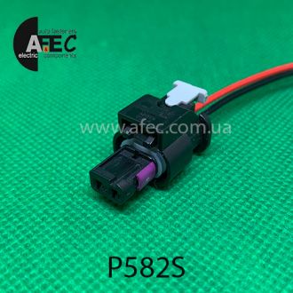 Авто разъем 2-х контактный гнездовой аналог Volkswagen  4F0 973 702 AMP 0-2112986-1 1-1718643-1 с проводом Авто разъем 2-х контактный гнездовой аналог Volkswagen  4F0 973 702 AMP 0-2112986-1 1-1718643-1 с проводом