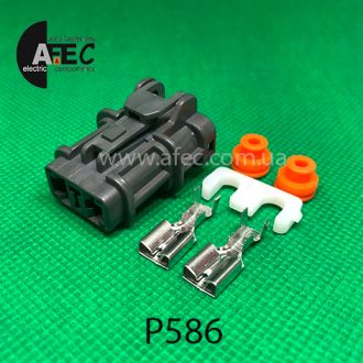 Роз'єм 2-х контактний гніздовий аналог YAZAKI 7123-6423-30 Роз'єм 2-х контактний гніздовий аналог YAZAKI 7123-6423-30