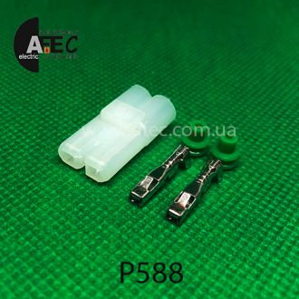 Разъем 2-х контактный гнездовой аналог Sumitomo 6180-2331 Разъем 2-х контактный гнездовой аналог Sumitomo 6180-2331