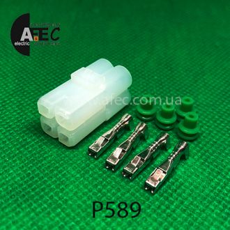 Роз'єм 4-х контактний гніздовий аналог Sumitomo 6180-4331 Роз'єм 4-х контактний гніздовий аналог Sumitomo 6180-4331