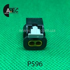 Разъем 2-х контактный гнездовой аналог AMP 0-212986-4 Volkswagen 4F0 973 702A 2112985