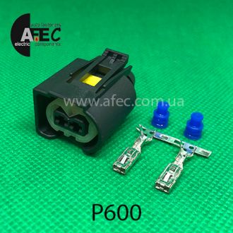 Роз'єм 2-х контактний гніздовий аналог Mercedes A1685453028 KOSTAL 09 4412 12 Роз'єм 2-х контактний гніздовий аналог Mercedes A1685453028 KOSTAL 09 4412 12